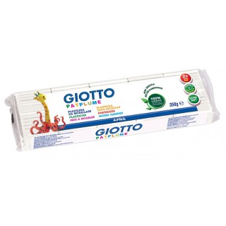 PLASTICINA GIOTTO PATPLUME BRANCO 350 G